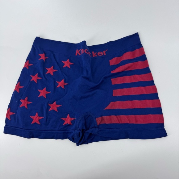 Knockers Men's Blue and Red Boxer Briefs - Picture 1 of 6